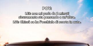 SECONDO OCCHIALE AUTO